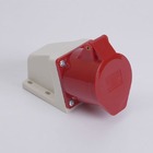 Розетка стаціонарна зовнішня 7115 16А 380В 3Р+N+Е IP44 LEE