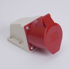 Розетка стаціонарна зовнішня 7125 32А 380В 3Р+N+Е IP44 LEE