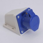 Розетка стаціонарна зовнішня 7133 63А 220В 2Р+Е IP67 LEE