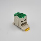 Розподільчий блок на DIN-рейку РБД80A зелений