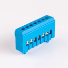 Шина N земля в оболонці на DIN-рейці 7 отв.