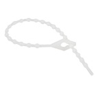 Стяжка кабельна (хомут) швидкороз'ємна 3х200 (2,5х200мм) біла (100шт)