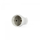 Штепсельна розетка б/з 10А біла TITANUM STANDARD