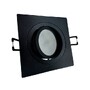 Світильник BIOM SP-04S-B-AL врізний для лампи MR16 квадратний чорний