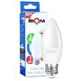 Свiтлодiодна лампа Biom BT-568 C37 7W E27 4500К матова