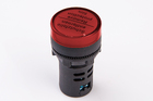 Світлодіодний індикатор AD22-22DS 12v АC/DC, червоний TAKEL