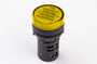 Світлодіодний індикатор AD22-22DS 400v АC/DC, жовтий TAKEL