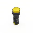 Світлодіодний індикатор AD22D 230v АC/DC ARGENT, жовтий TAKEL