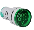 Світлодіодний вольтметр AD22-DVM АC 60-500В, зелений TAKEL