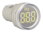 Світлосигнальна арматура з індикатором частоти серії U-ADM-Hz ᴓ22мм, кругла, біла