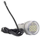 Світлосигнальна арматура з індикатором температури серії U-ADM-T ᴓ22мм, кругла, біла