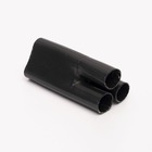 Термоусаджувальна перчатка ТУП-3 з клеєм 10-16 мм?, чорний TAKEL