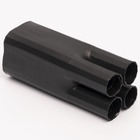 Термоусаджувальна перчатка ТУП-4 з клеєм 150-240 мм?, чорний TAKEL