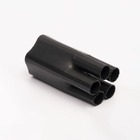 Термоусаджувальна перчатка ТУП-5 з клеєм 10-16 мм?, чорний TAKEL