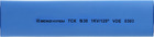 Термоусаджувальна трубка з клейовим шаром d 30мм синя шт.(1м)