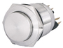 TYJ 22-321  Кнопка металева звиступом з фікс., 1NO+1NC.