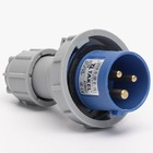 Вилка переносна 0132 16А 220В 2Р+Е IP67 Argent TAKEL