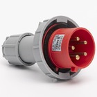 Вилка переносна 0252 32А 380В 3Р+N+Е IP67 Argent TAKEL