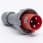 Вилка переносна 0342 63А 380В 3Р+Е IP67 Argent TAKEL