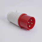 Вилка переносна 7024 32А 380В 3Р+Е IP44 LEE