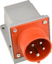 Вилка стаціонарна серії UСombi 5P 16A IP 44
