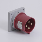 Вилка стаціонарна вбудована 624 32А 400В 3Р+Е IP44 TAKEL