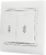 Вимикач 2-кл. прохідний ВВпсб10-2-0-Fl-W (білий)