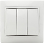 Вимикач 3-кл. BBсб10-3-0-Fl-W (білий)