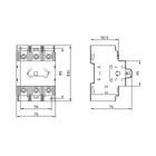 Вимикач навантаження двопозиційний SDD 3P 100A TAKEL