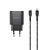 Зарядний пристрій HAVIT ST925 20W USB-A+USB-C з кабелем USB-C - Lightning Black