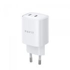 Зарядний пристрій HAVIT UC45 PD45W 2xUSB-C White