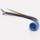 З'єднувальна колодка для кнопок КНМ 22мм 6 pin блакитний TAKEL